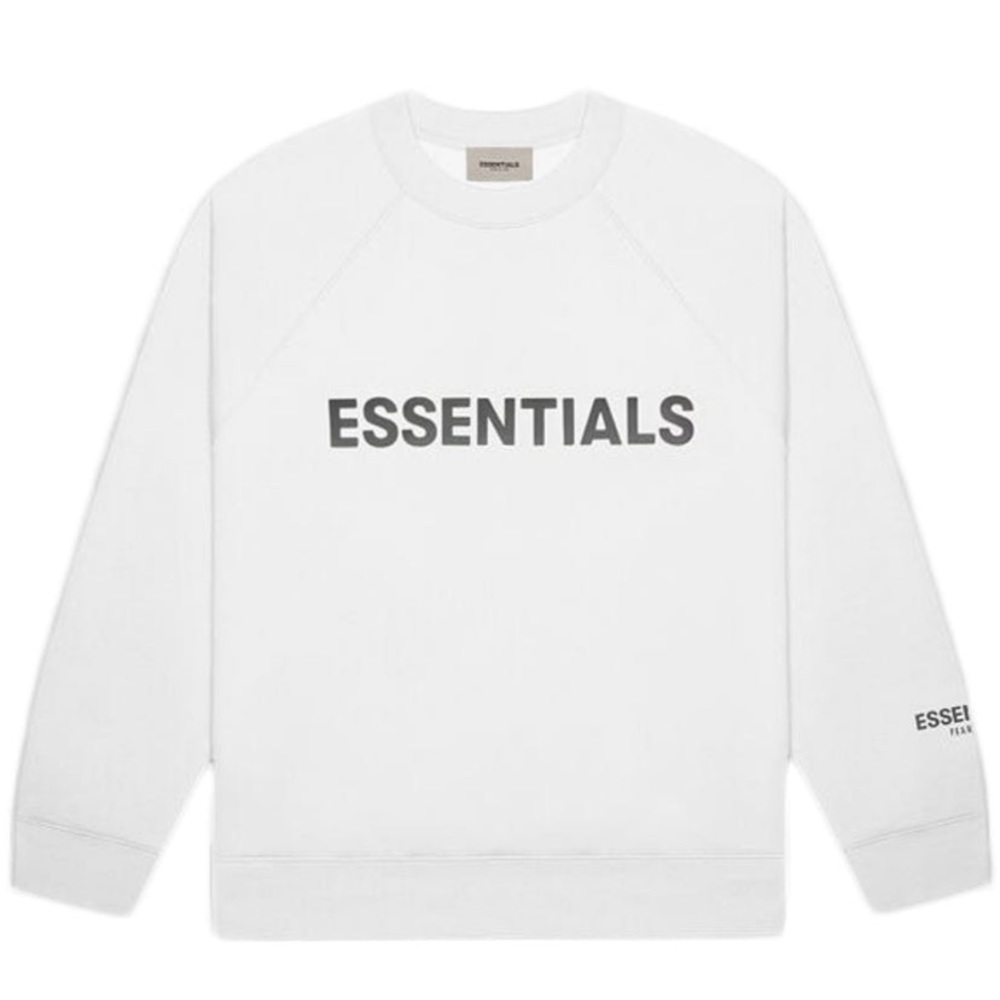 FOG- Fear Of God ESSENTIALS White Crew Neck Sweat